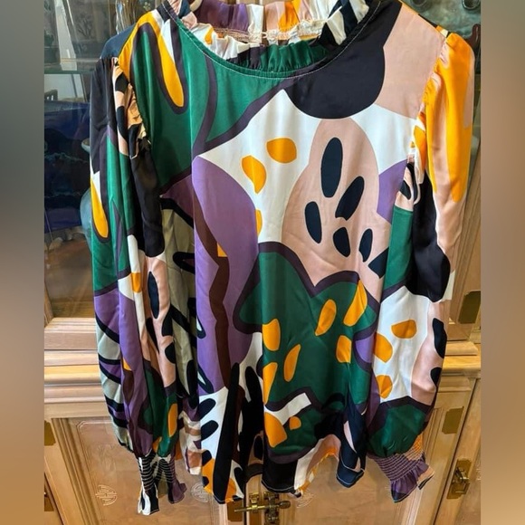 Euc sz L jodifl satin top - Picture 1 of 1